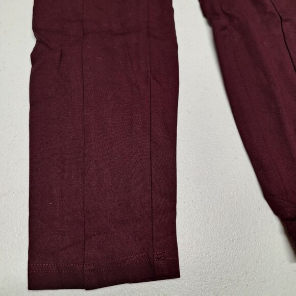 Zac & Rachel Legging Cropped Short Pants Red Wine No packets Womens Large - Picture 3 of 6